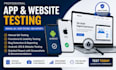 do app testing, mobile app promotion, game testing, app review, website review