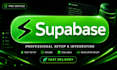 fix, setup, secure supabase backend with your web, mobile and vibecoded apps