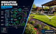 design landscape drip irrigation and drainage plans