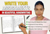 provide neat and professional handwriting
