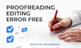 proofread edit and rewrite english content professionally
