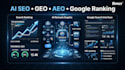 do ai on page technical off page SEO, GEO aeo, google, chatgpt ranking