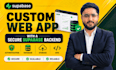 build a custom web app with a secure supabase backend