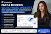design fast responsive generatepress modern website with generateblocks pro