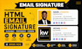 design clickable html email signature and cold email sequence