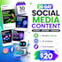create monthly social media calendar