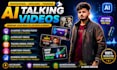 create professional ai talking videos