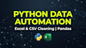 automate excel and csv data cleaning with python
