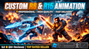 create custom roblox r6 r15 combat animation, fighting moves, emotes and vfx