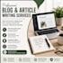 write engaging and informative blogs and articles
