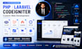 develop a PHP laravel or codeigniter website