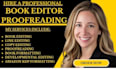 professionally edit, proofread, and format your manuscript