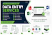 data entry, copy paste, web research