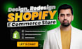 design or redesign your shopify store, website and ecommerce store