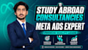 set up high converting meta ads and lead qualification funnels for study abroad