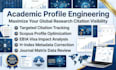 do research citation tracking and academic profile optimization