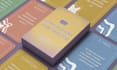 design positive affirmation card conversation starter flash card deck box design