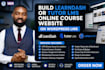 build learndash or tutor lms, online course website on wordpress lms, lifterlms