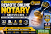 do US UK same day notarization, remote online notary, usps 1583, stamp and seal