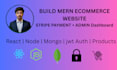 build a complete mern ecommerce website with stripe, jwt, admin panel