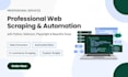 do web scraping automation with python selenium in cheap and affordable price
