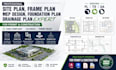 create site plan frame plan mep design foundation plan drainage plan in fl tx ga