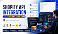integrate shopify API, ups shipping API, stripe webhook, fedex, dhl, usps, tax