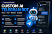 develop a custom ai telegram bot using python
