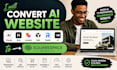 convert ai website claude kimi lovable bolt replit v0 to squarespace website