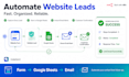 connect website forms to google sheets with n8n