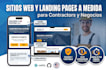 página web de alta conversión o landing page optimizada
