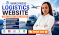 do wordpress logistics cargo website trucking website transport freight website