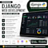 a custom django web application
