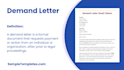 write a professional legal demand letter