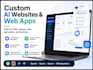 build custom ai website, chatbot, saas, and ai software