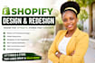 redesign and optimize your shopify store