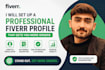 setup your fiverr profile and gig optimization