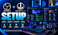 setup obs studio, streamlabs and streamelements for professional streaming