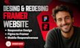 design a framer website fix framer website framer webflow development