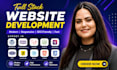 build a custom website development as full stack developer, frontend developer