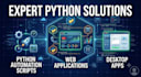 build python automation scripts, web apps, and desktop applications