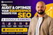 audit and optimize your squarespace website for SEO, google ranking