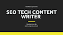 write SEO tech articles and blog posts