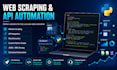 scrape websites and API using python build bots automation