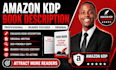 write an amazon KDP book description that attracts readers