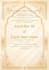 customise an islamic wedding invitation gold arch elegant