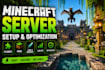 setup and optimize your minecraft java or bedrock server
