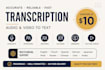 transcribe audio and video into accurate multilingual text