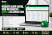 do data entry, web research, and excel data collection
