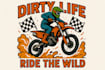 create amazing motocross racing logo with express delivery